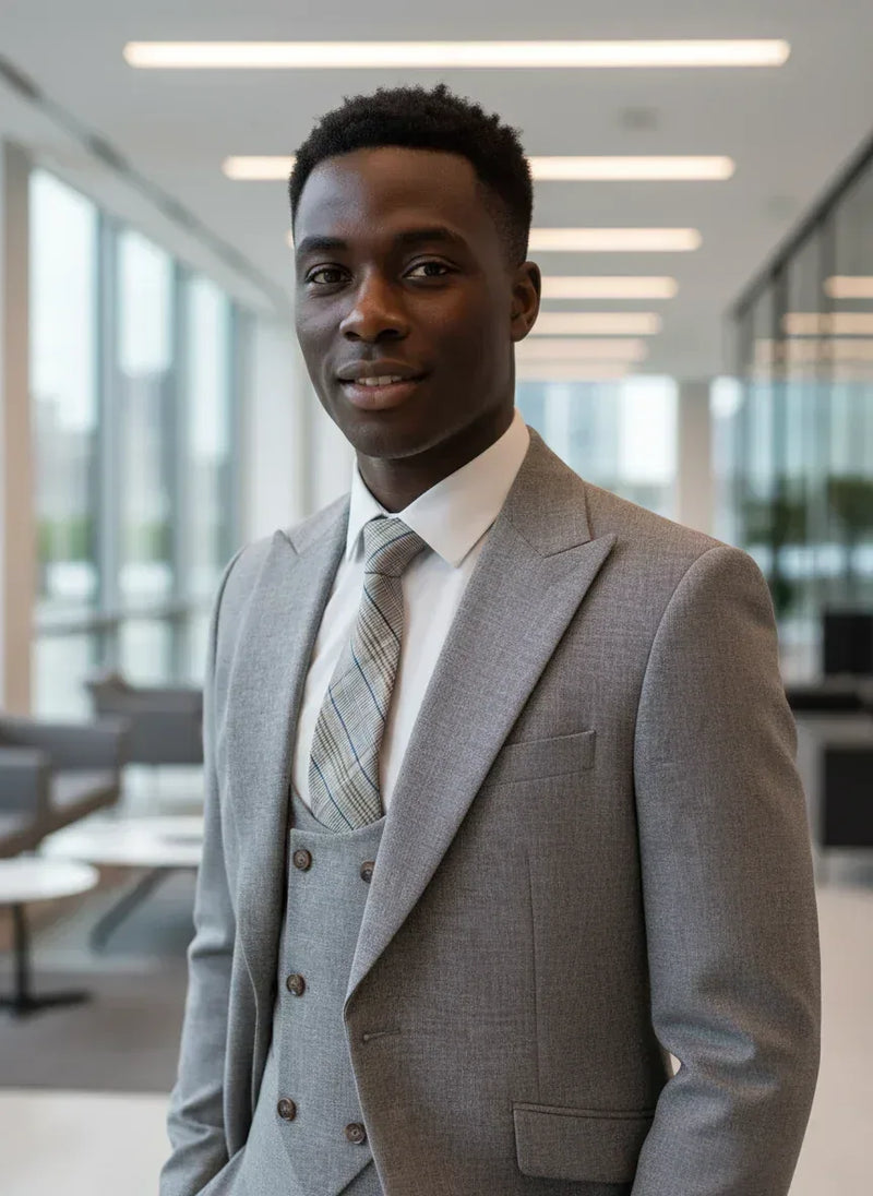 Men’s Slim Fit Formal Suit & Business Attire Set