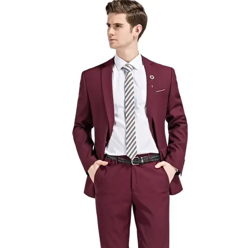 Men's Formal Slim Fit Black Suit - BetterPlace