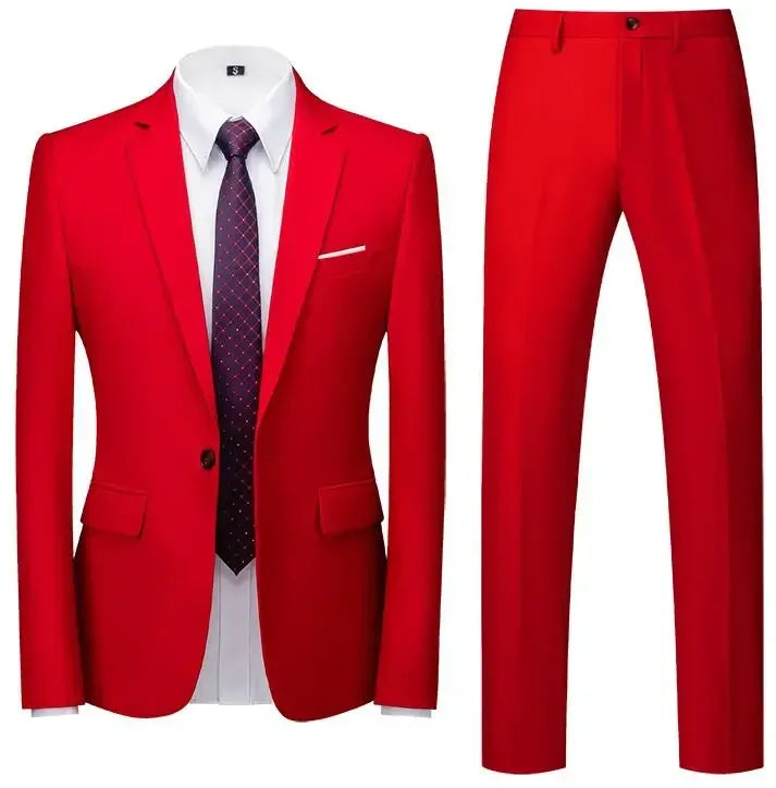 Men's Formal Slim Fit Black Suit - BetterPlace