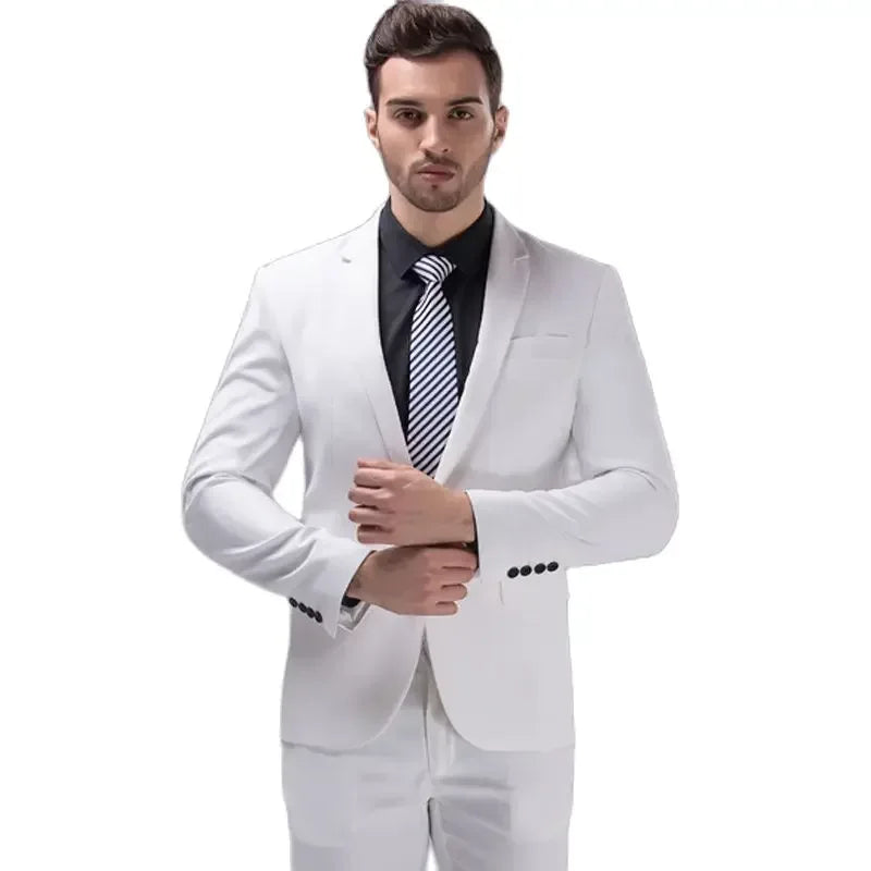 Men's Formal Slim Fit Black Suit - BetterPlace