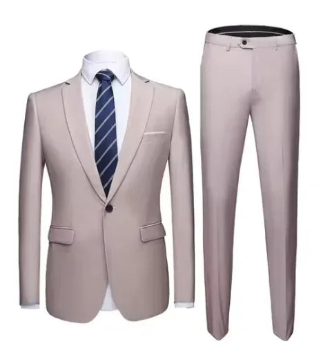 Men's Formal Slim Fit Black Suit - BetterPlace