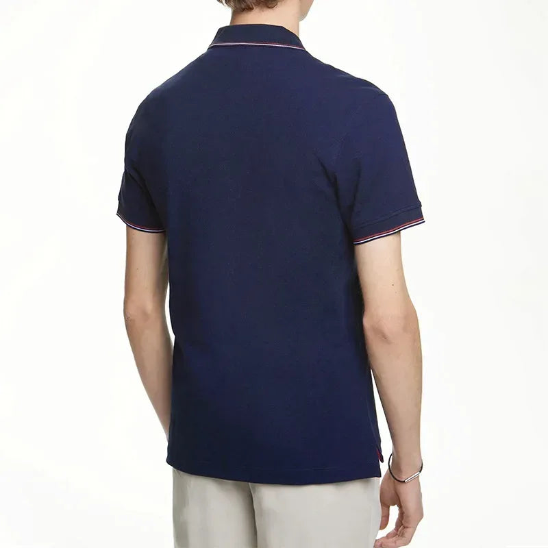 Men's Solid Pure Cotton Polo - BetterPlace