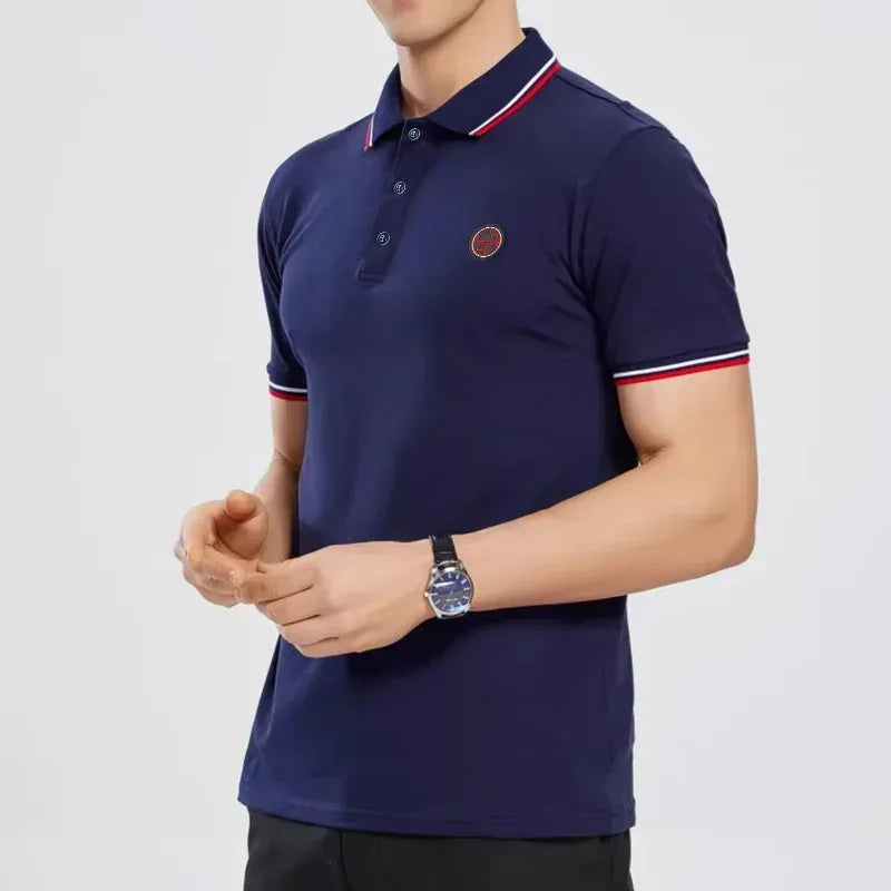 Men's Solid Pure Cotton Polo - BetterPlace