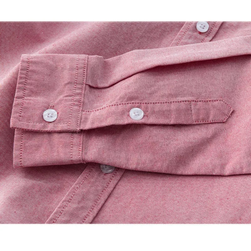 Men's Pink Slim Oxford Shirt - BetterPlace