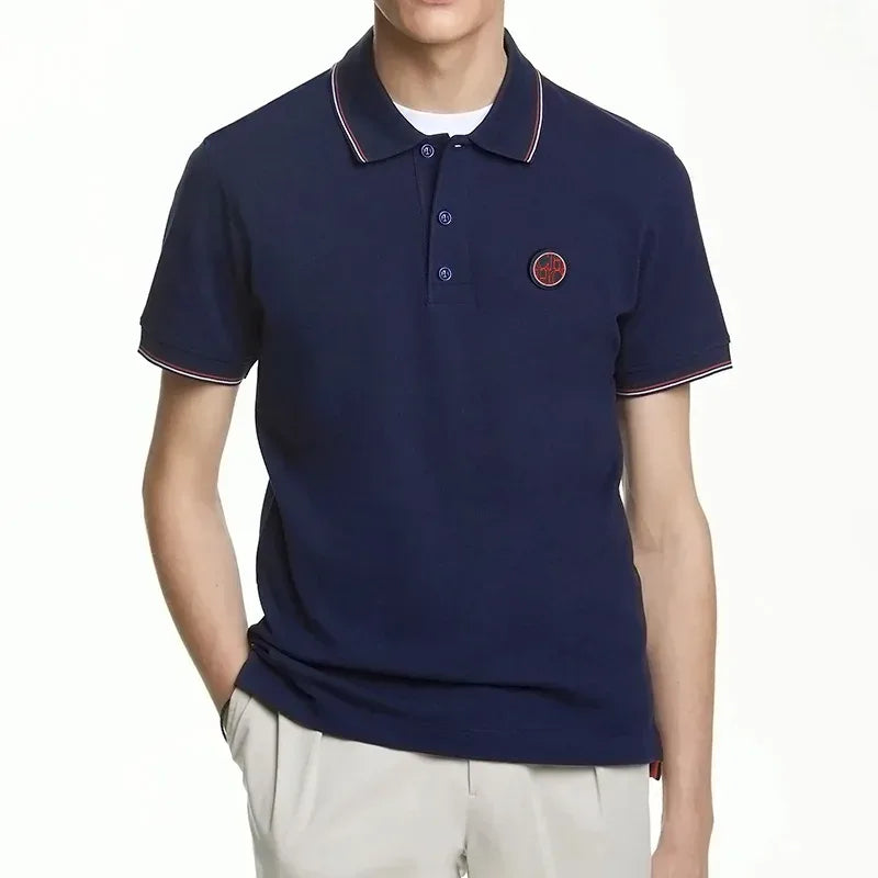 Men's Solid Pure Cotton Polo - BetterPlace