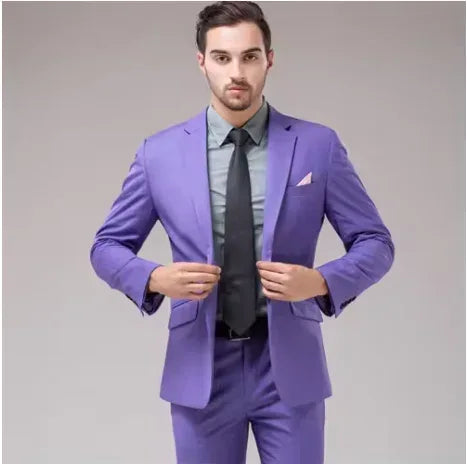 Men's Formal Slim Fit Black Suit - BetterPlace