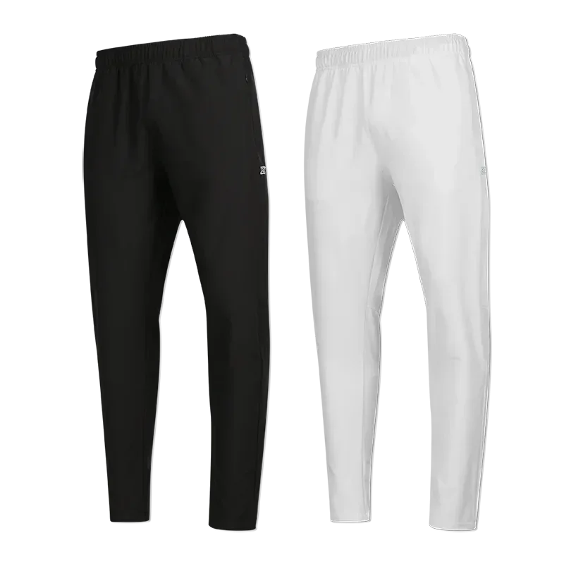 Black and white pants on a white background
